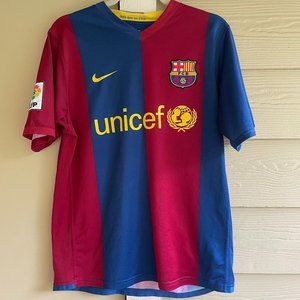 Nike FitDry Unicef FCBarcelona Zambrotta Jersey  (Mens M)